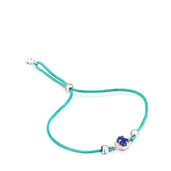 Tous Turquoise Colored Cord Vibrant Bracelet - Picture 1 of 1
